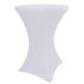 Tampa de tabela de mesa de spandex redonda personalizada por atacado decoração de casamento de toalhas de mesa